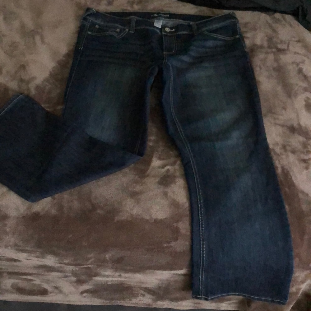 Maurice's Jeans with a slight flare hem